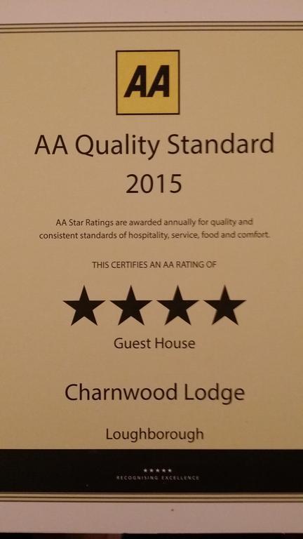 Charnwood Regency Guest House Loughborough Exterior foto